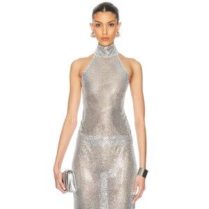 The New Arrivals by Ilkyaz Ozel Angela Top in Elmas 36 Womens Crystal Tank